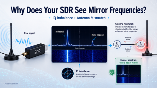 Why Does Your SDR Always See Mirror Frequencies? – IQ Imbalance and the Hidden Cost of Your Antenna