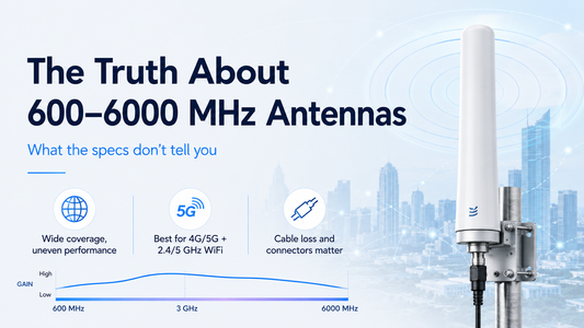 The Wideband Antenna Paradox: Why “600–6000 MHz” Is an Engineering Lie (And When It Still Makes Sense)