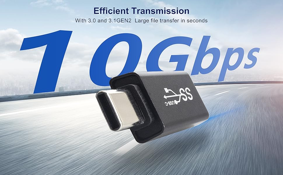 Boobrie USB C Male to USB 3.0 Female Adapter Type C to USB A Female Adapter USB C Male to USB A Female Adapter OTG for MacBook Pro 2019/2018/2017 MacBook Air 2018 Surface Go etc Type-C Devices 2-Pack