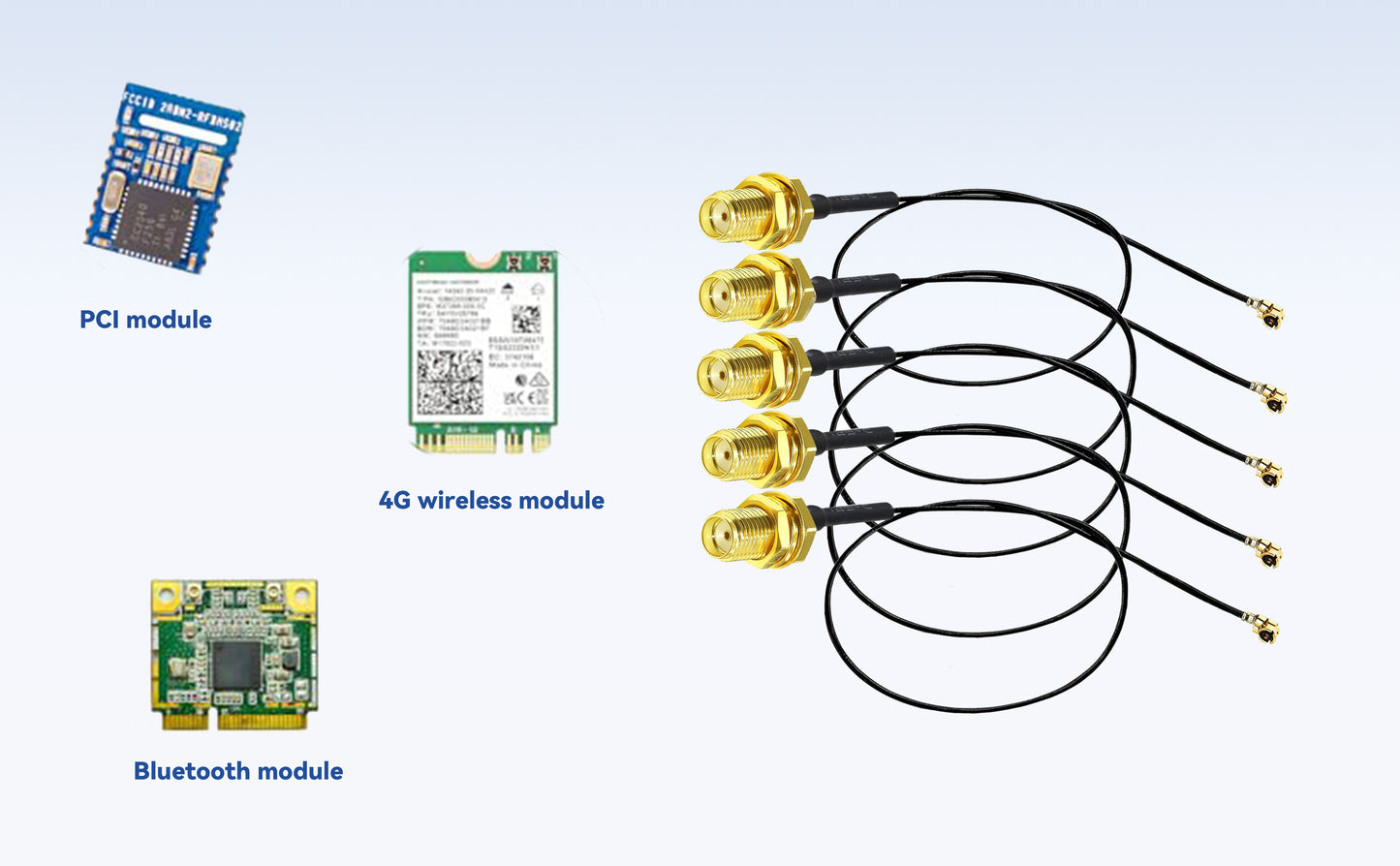 BOOBRIE 5PCS SMA to IPX UFL Extension Cable, 12inch (30cm) SMA Female to IPX MHF1 Cord Antenna Pigtail Cable, Low Loss 1.13mm MHF1 to SMA Bulkhead Coaxial Cable 50ohm for Mini PCI, Network Card.