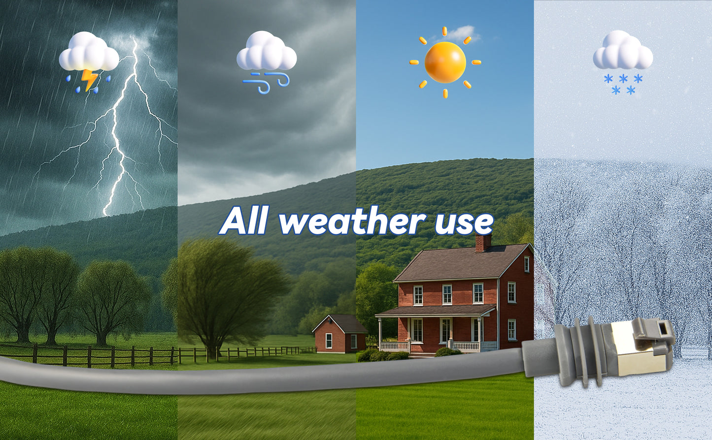 BOOBRIE Starlink Gen 3 Cable 10M/32.8FT Waterproof High Speed Internet Cable for Starlink Satellite V3 Replacement Starlink Ethernet Cable Gen 3