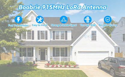 Boobrie Indoor Outdoor Omnidirectional Antenna 5dBi Gain SMA Male 1m/3.28ft Low-loss Cable